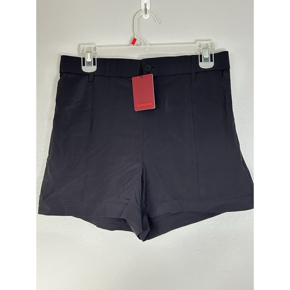 Women's Tommy John Short Black Shorts Medium. Button Up Daily Comfort‎ Wicking - Picture 1 of 5
